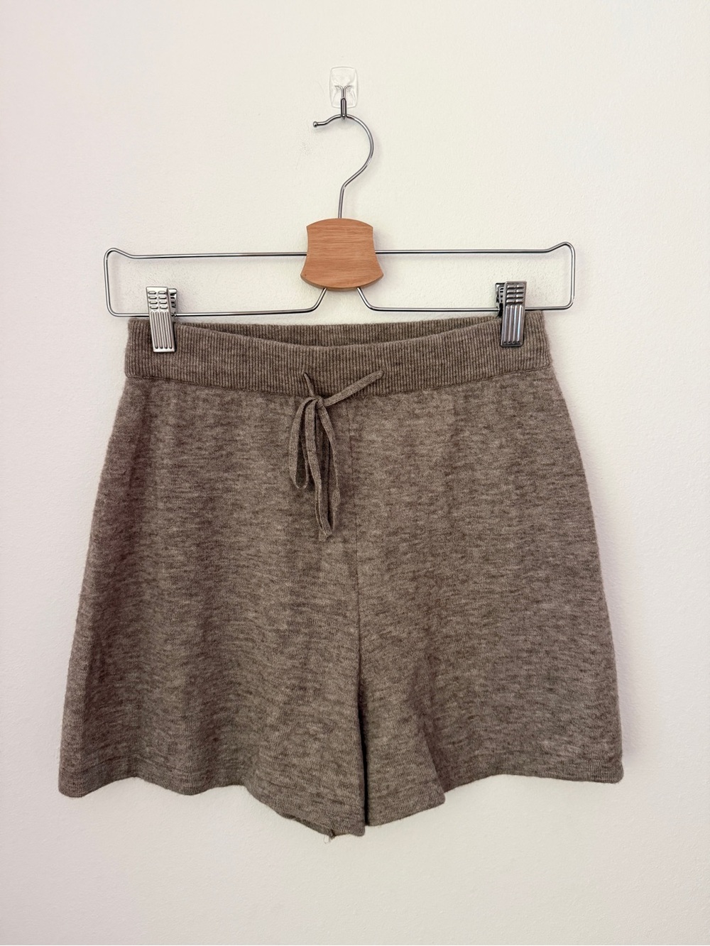 Other Stories Wool Yak Knit Shorts XS